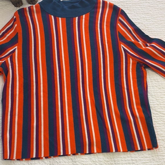Victor Glemaud for Target Striped Multicolor Long Sleeve Top - Picture 3 of 5